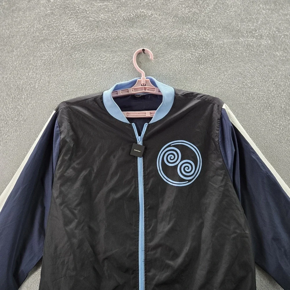 Avatar Men Jacket M‎ Black Graphic Bomber Character Zipper